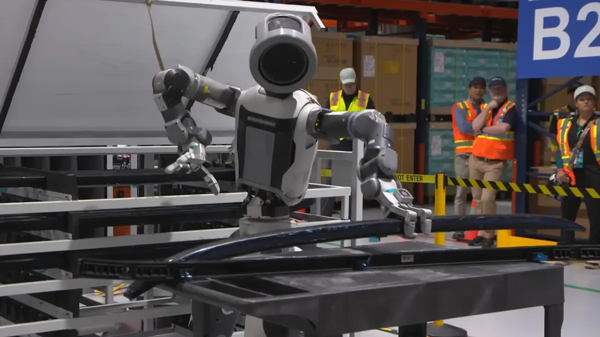 Boston Dynamics Roboter arbeitet